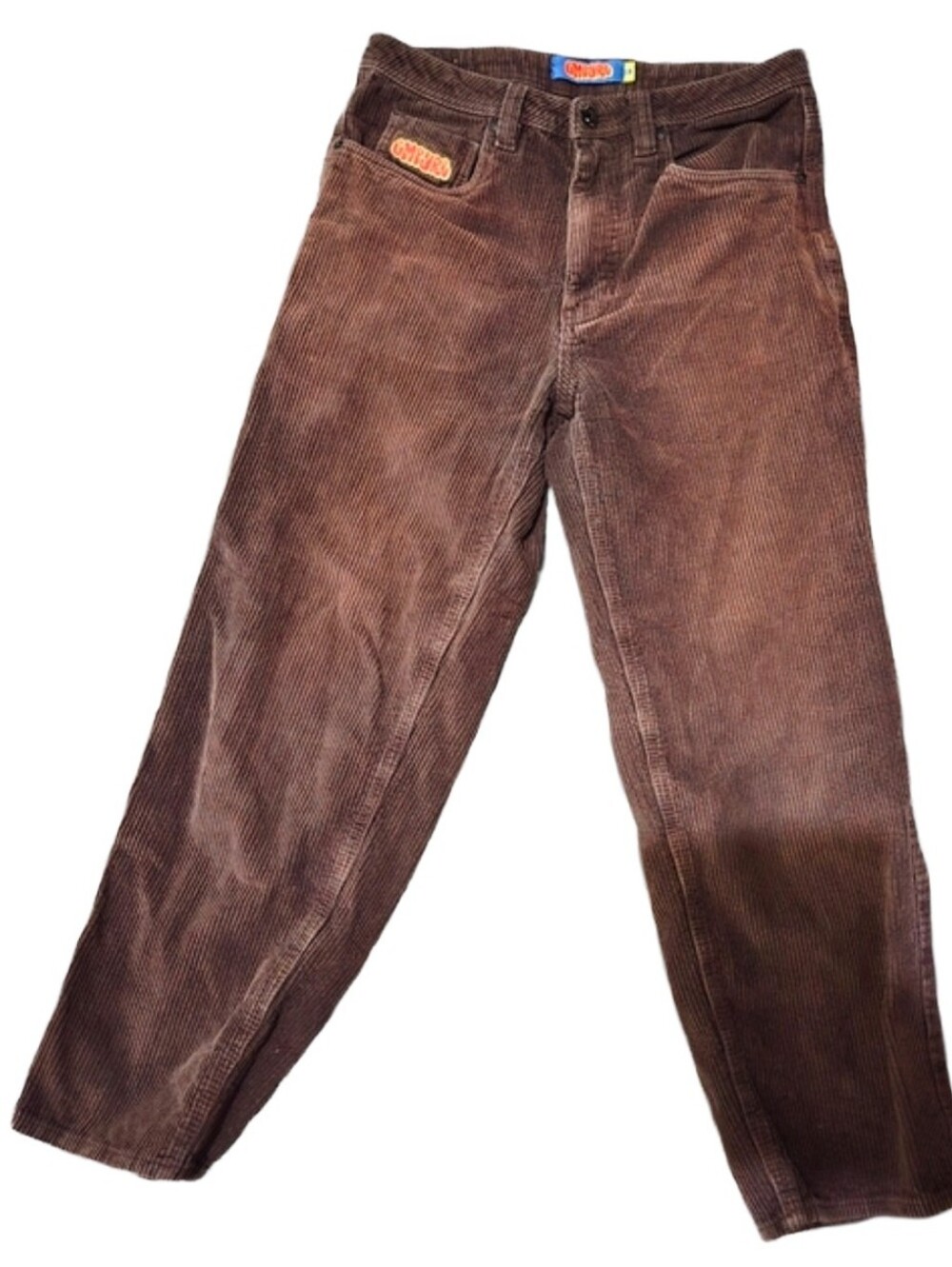 Empyre Brown Corduroy Pants Men's 28 Straight Leg Y2K Skate Streetwear
